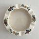 Vintage round ashtray in Digoin Sarreguemines earthenware.