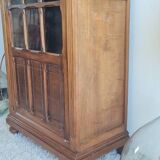 Antique Parisian glass cabinet in the style of a hosier