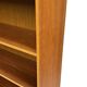 Vintage large teak bookcase Danish design from the 60s