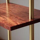 Illuminated Room Divider - Rosewood & Brass