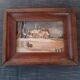 Tableau huile sur toile paysage enneigé