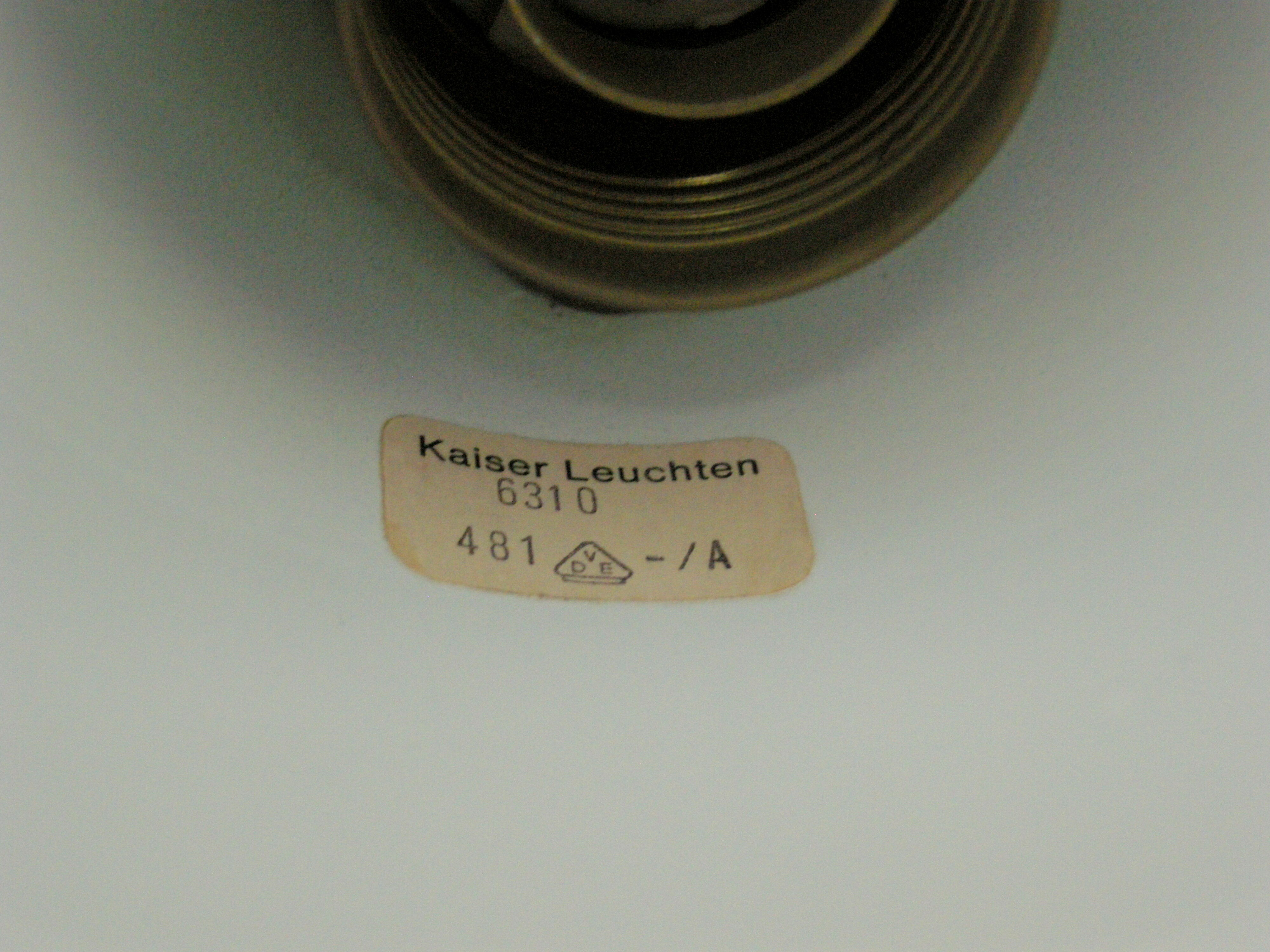 Applique Kaiser Leuchten vintage 1960