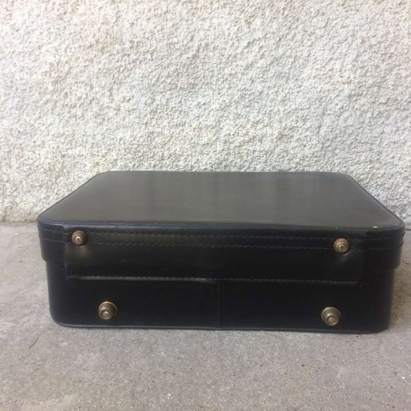 Valise simili cuir vintage
