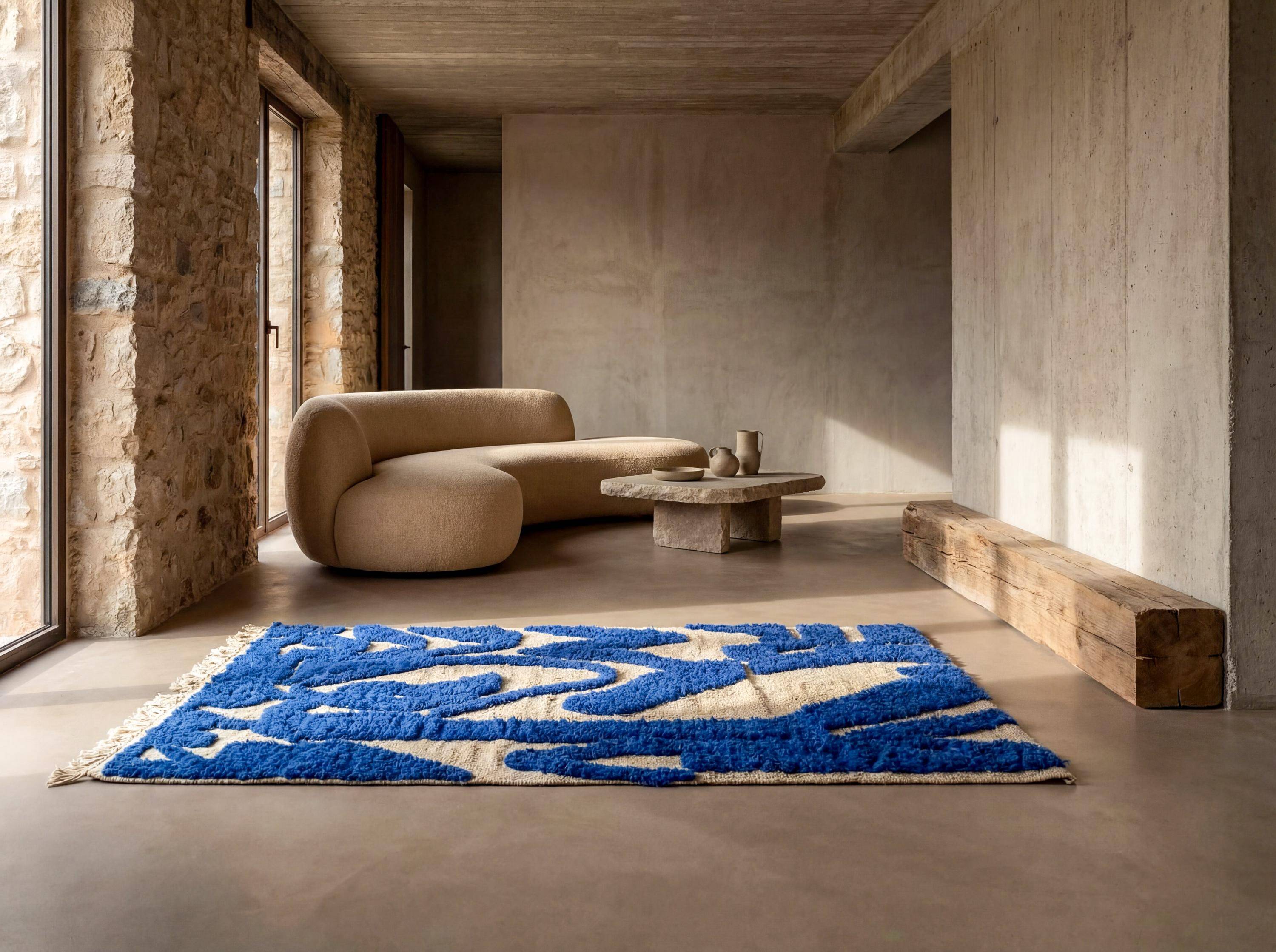 Traditional Moroccan handmade rug 2.5x1.5 m