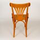 Bistro chair palm tree backrest, natural beech varnished