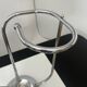 Art Deco Chrome Umbrella Stand in Tubular Steel and Chrome-Plated, Belgium, 1930
