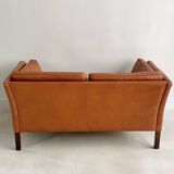 Vintage Danish Leather Sofa