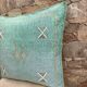 Silk cactus cushion cover: Handwoven Moroccan Sabra cushion.