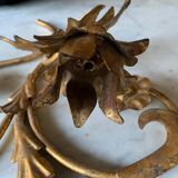 70s wall candle holder