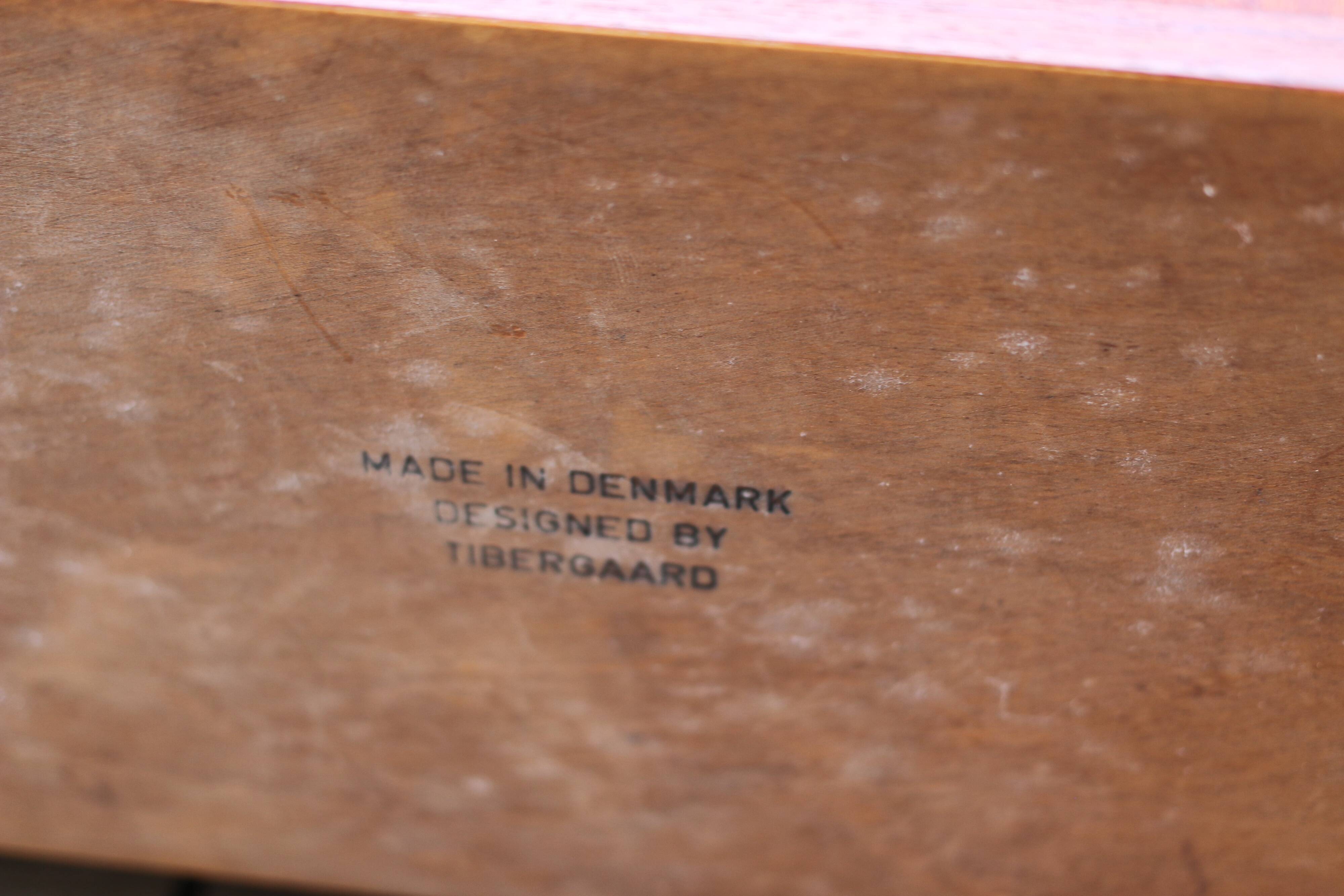 Small Scandinavian teak desk by Gunnar Nielsen for Tibergaard 1960