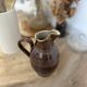 Handmade Pichet Grès du Berry – Made in France – vintage – 17 cm