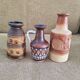 Composition de 3 vases allemandes  style brutaliste 1960