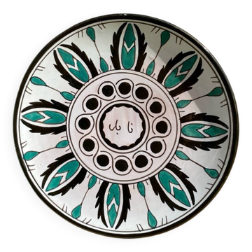 Assiette décorative en céramique
