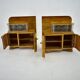 1939s set of Art Deco bedside tables, Czechoslovakia