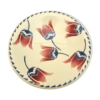 Badonviller earthenware serving dish