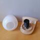 Erref wall lamp in opaline 1970