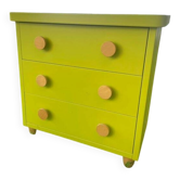Vintage Vert Baudet Chest of Drawers