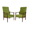 Pair of Scandinavian armchairs, mid-century