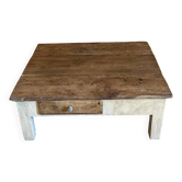 Solid wood coffee table