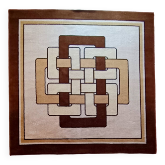 Vintage mid-century rug, Samit
