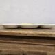 Dish from the Gien earthenware factory with 3 compartments