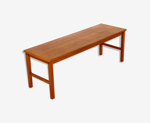 Banc minimaliste en teck, Suède, 1960
