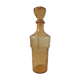 Carafe en verre ambré années 70