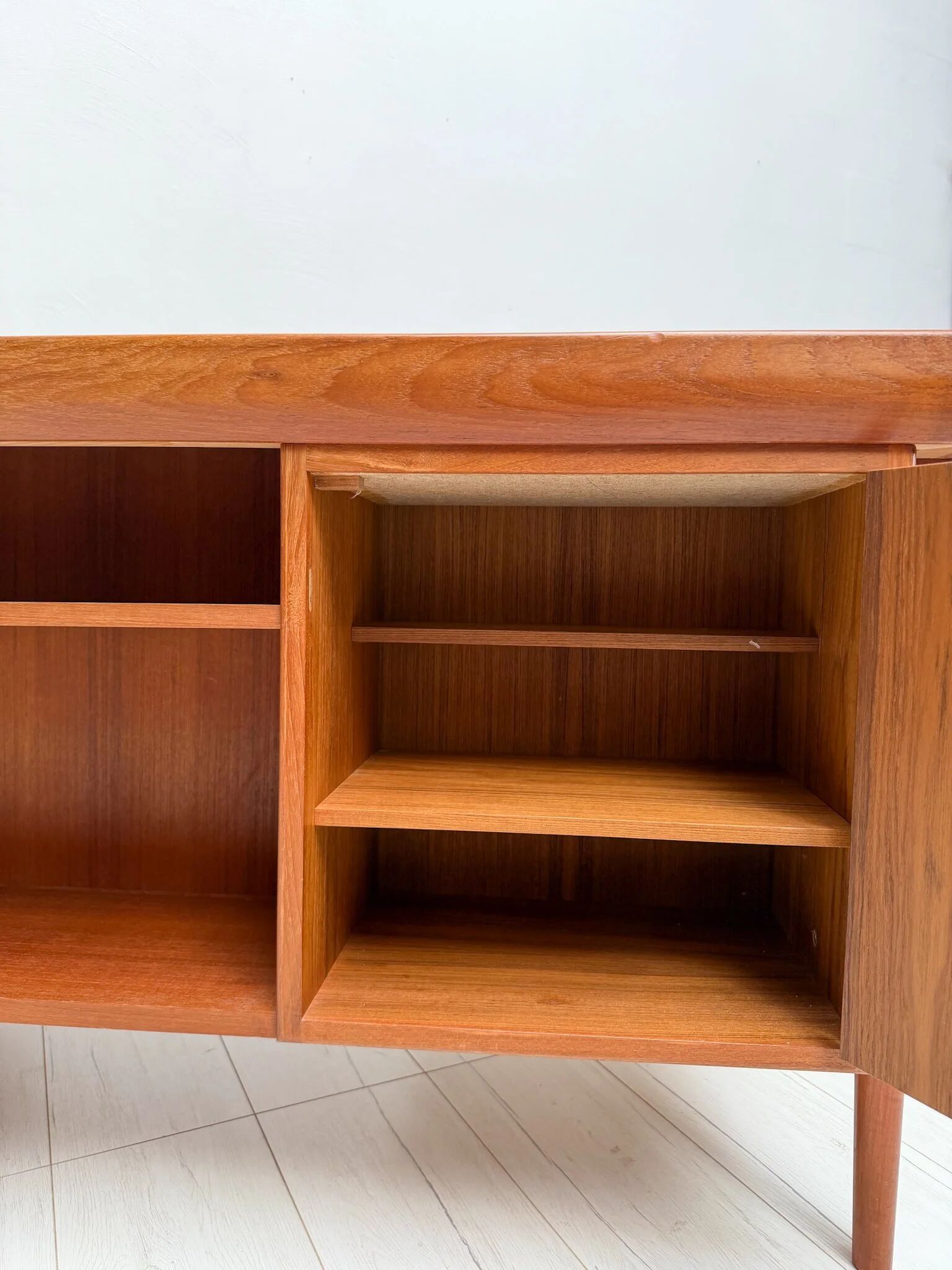 1960s Danish design teak executive writing desk by Ib Kofod-Larsen