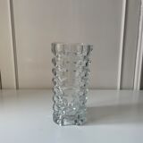 Vase en verre épais