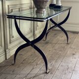 Wrought iron workshop table from around 1900