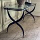 Wrought iron workshop table from around 1900