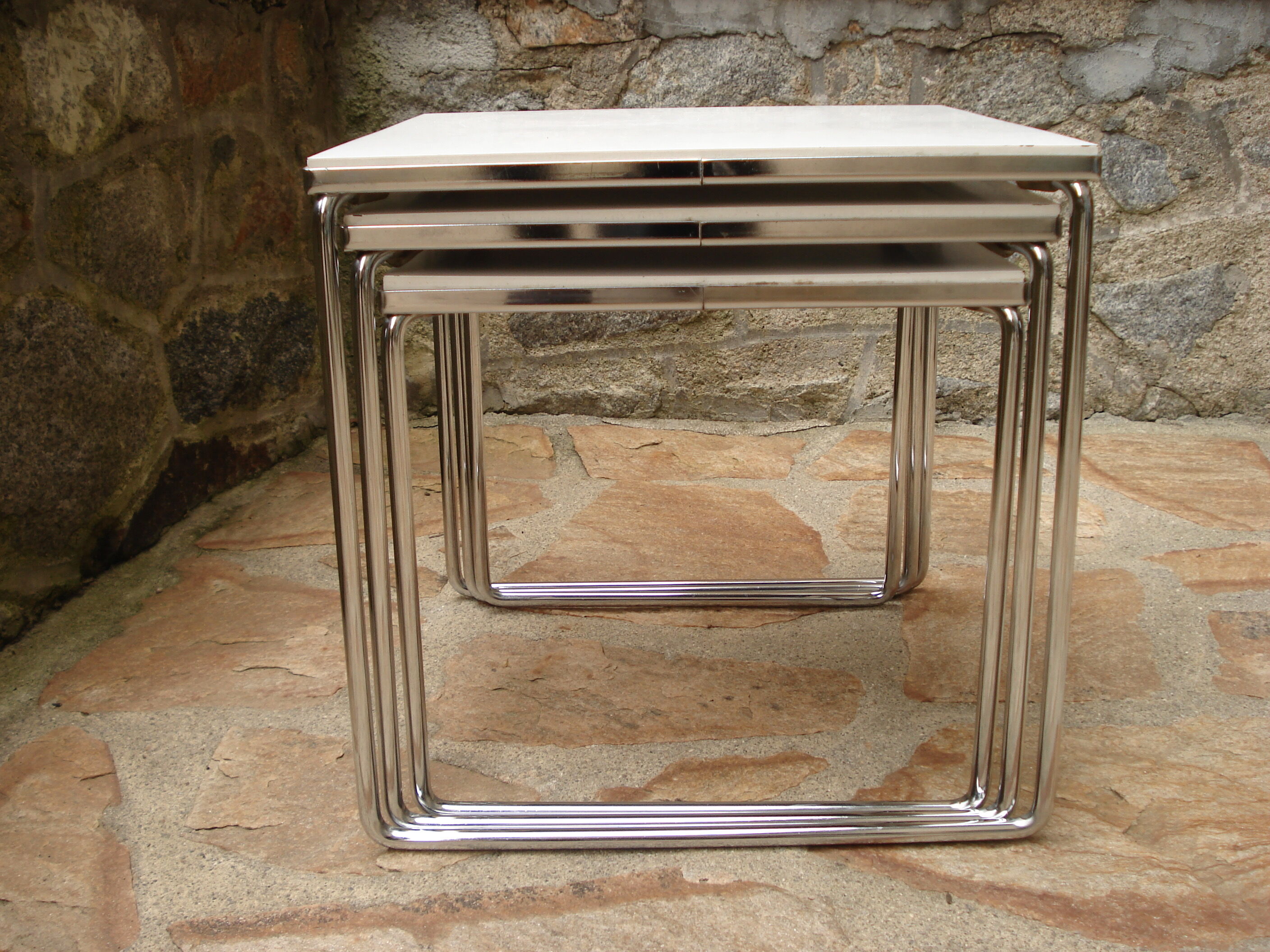 Vintage pull-out tables 1960