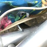 Vintage sunbed lounger