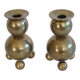 Pair of Scandinavian brass candlesticks from Gusum 1970