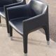 4 fauteuils noirs Plank Claudio Bellini Mon Ami