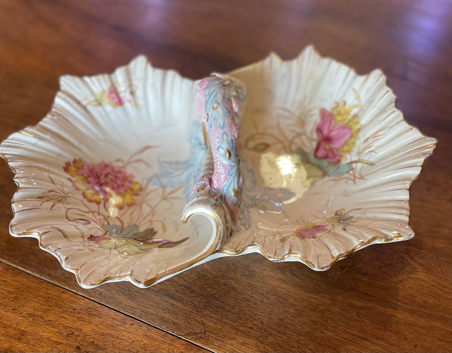 Luneville double compartment dish