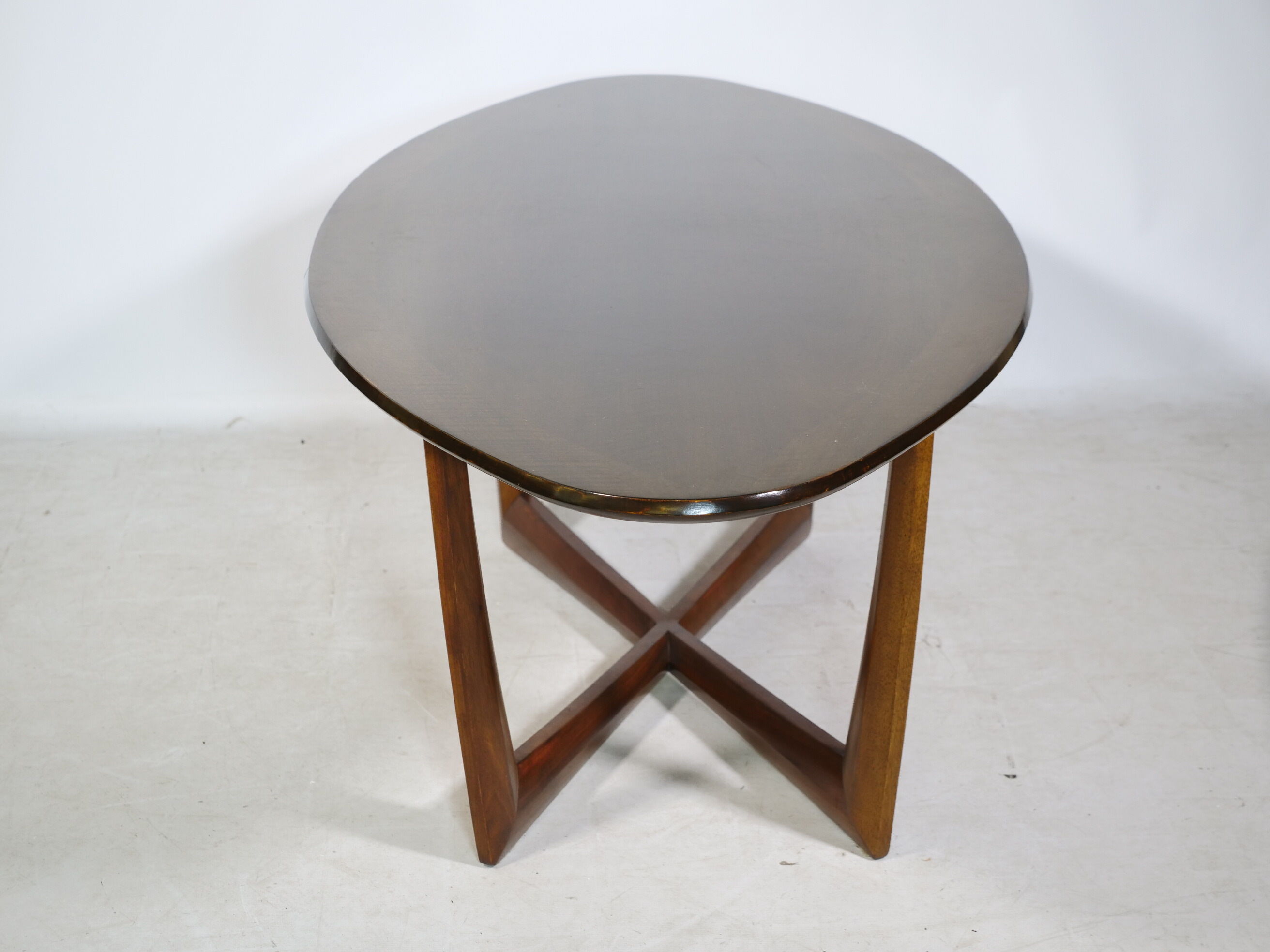 Mid-Century Oval Coffee Table for Kondor Möbel, 1960s