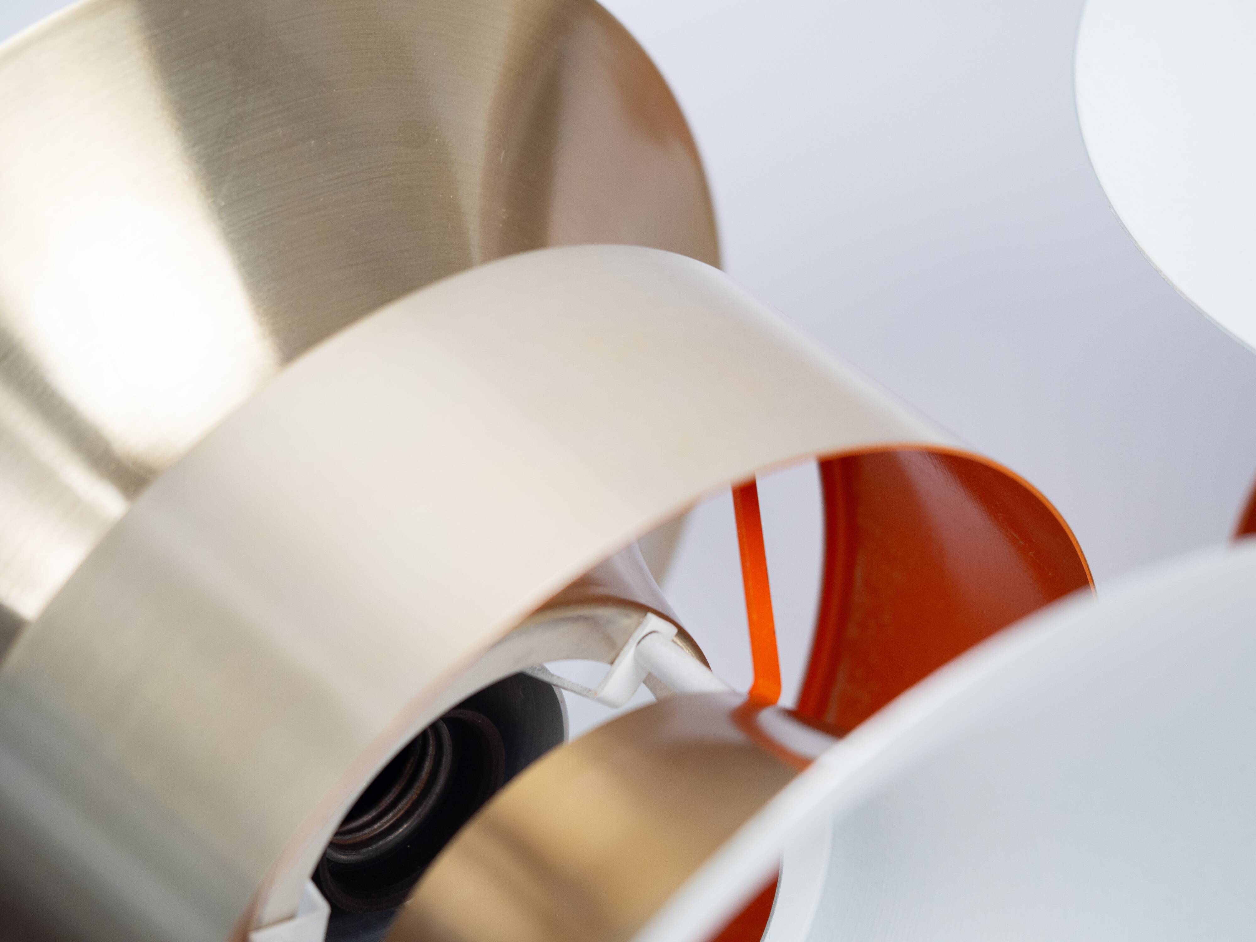 Pair of 2 vintage lamps Trava by Carl Thore, 1960s