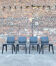 Roche Bobois 4 Chabada chairs, designer seating furniture.