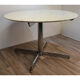 Table de repas vintage roche bobois en marbre et métal 1970