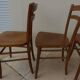 4 Lutherrma brand bistro chairs in their patinas – Very good condition