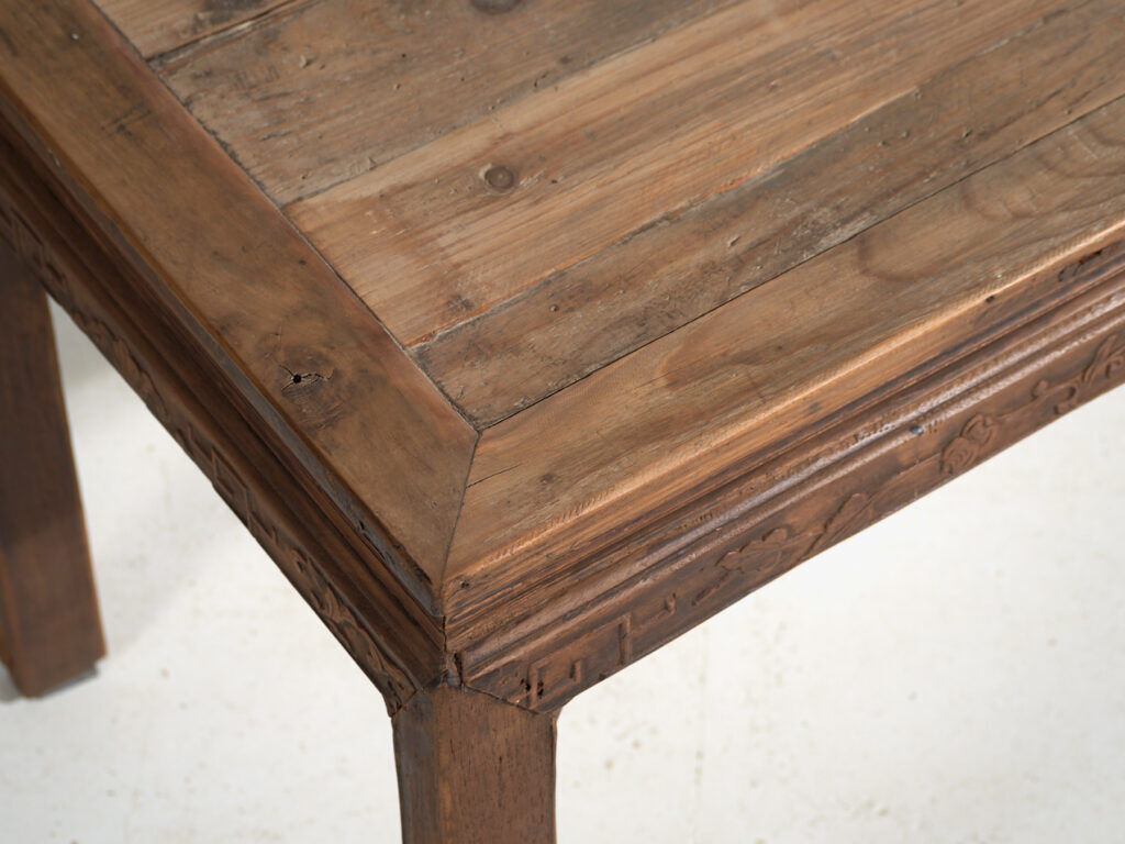 Antique pine bench table – China, circa 1900