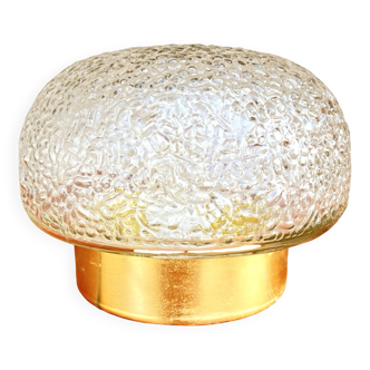Ceiling lamp, VEB Beleuchtungsglas Kombinat Goerlitz, Germany, 1970s.