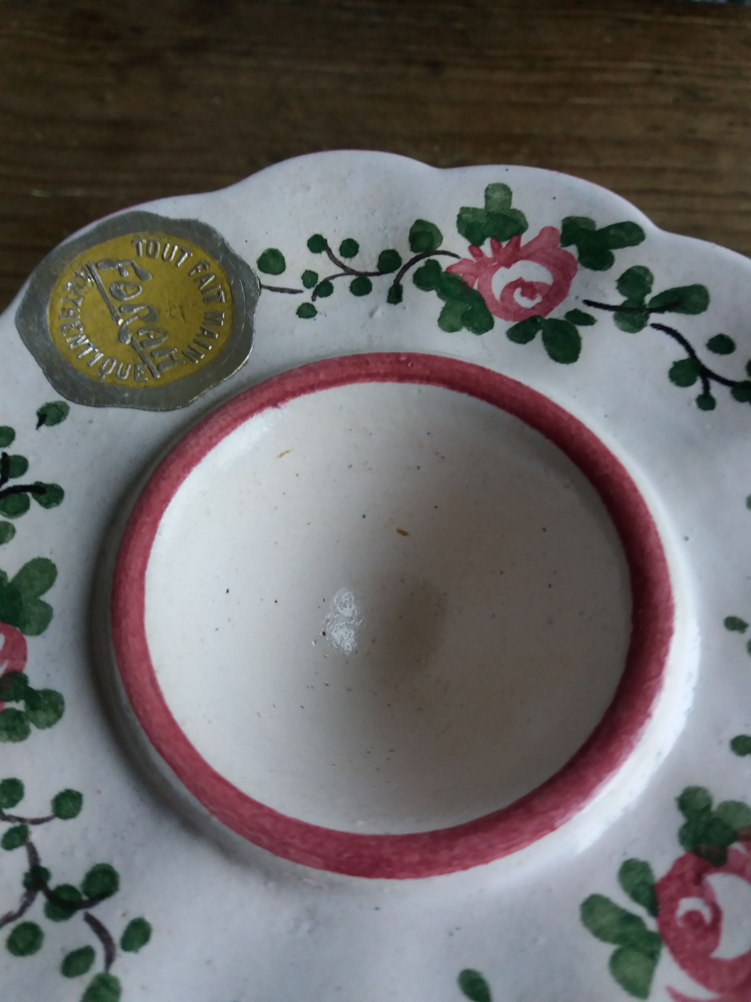 2 cockerels signed Forah René Anchierri