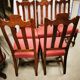 Lot de 6 chaises en chêne massif