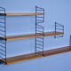 Vintage Danish beech shelf by Nisse Strinning for String, 1960s.