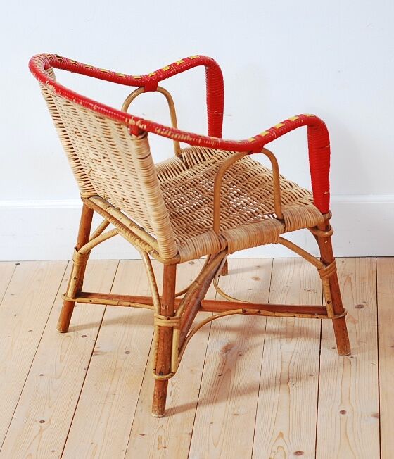Chair child wicker