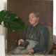 Portrait à l'huile 1912 "mamie nova"