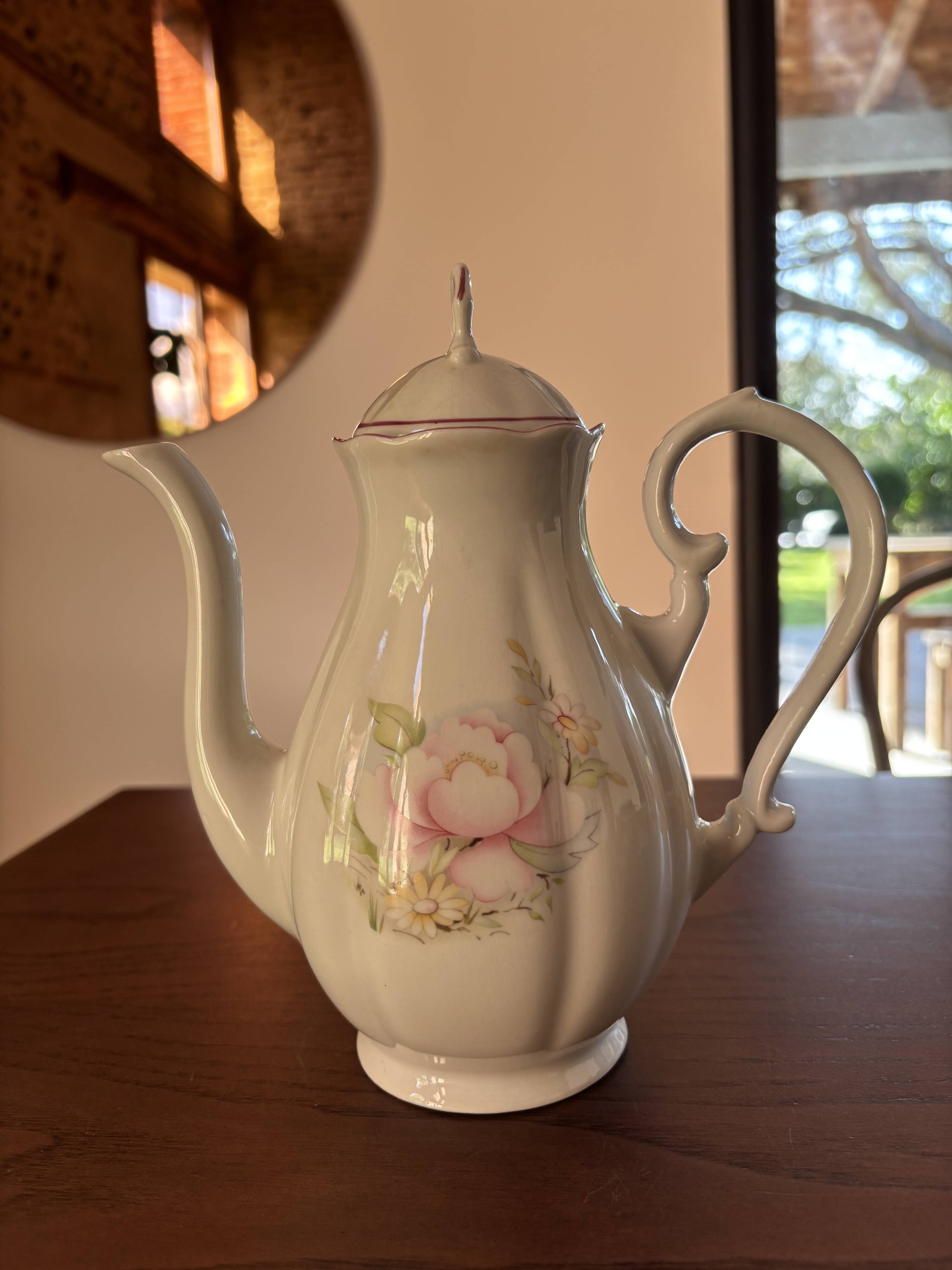 Floral pattern coffee maker FP -124-