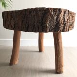 Table tripod tree trunk
